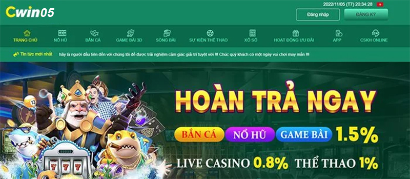 Kinh nghiệm chiến thắng game bắn cá tại nhà cái Cwin05 dễ dàng