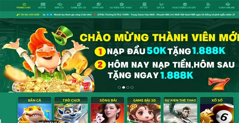 Nạp tiền vào Cwin05 giúp mang đến quá trình trải nghiệm tốt nhất