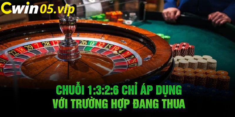 Chuỗi 1:3:2:6 chỉ áp dụng với trường hợp đang thua 